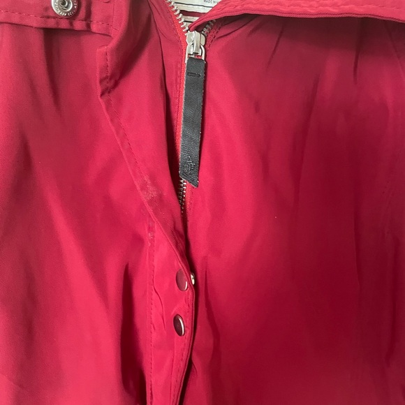 Burgundy, Abercrombie & Fitch Jacket with hood and women’s size small. - Picture 4 of 4
